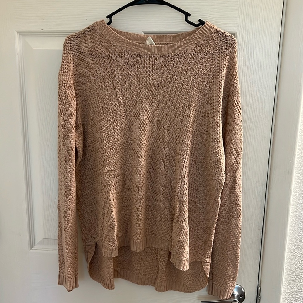 Brassy pink Mahina sweater